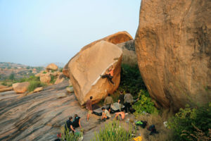 Сектор Goan corner, трасса Arete - 7В+.