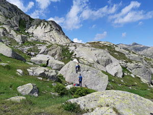 Боулдеринговый район на перевале Сен-Готард (Gotthardpass).